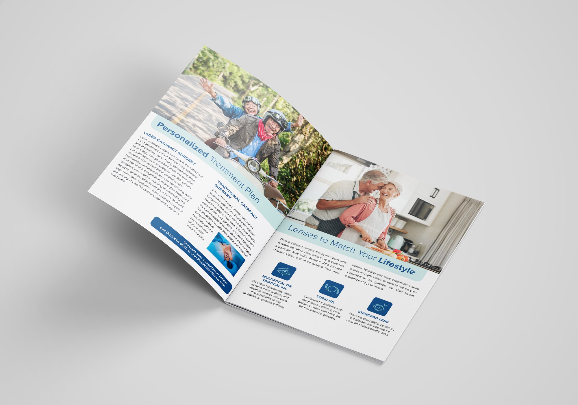 EVO ICL Patient Guide — full guide laid flat