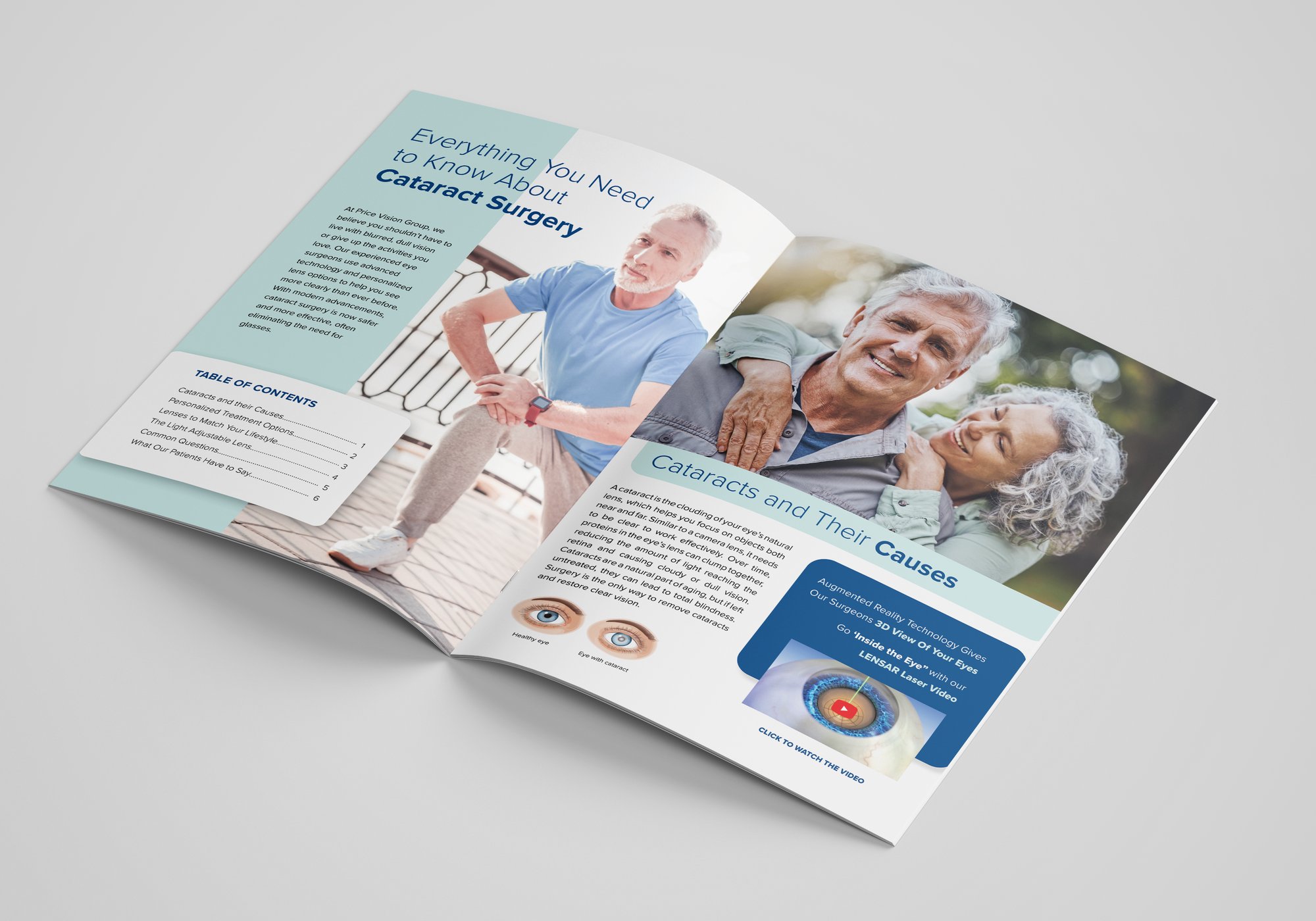 EVO ICL Patient Guide — inside spread
