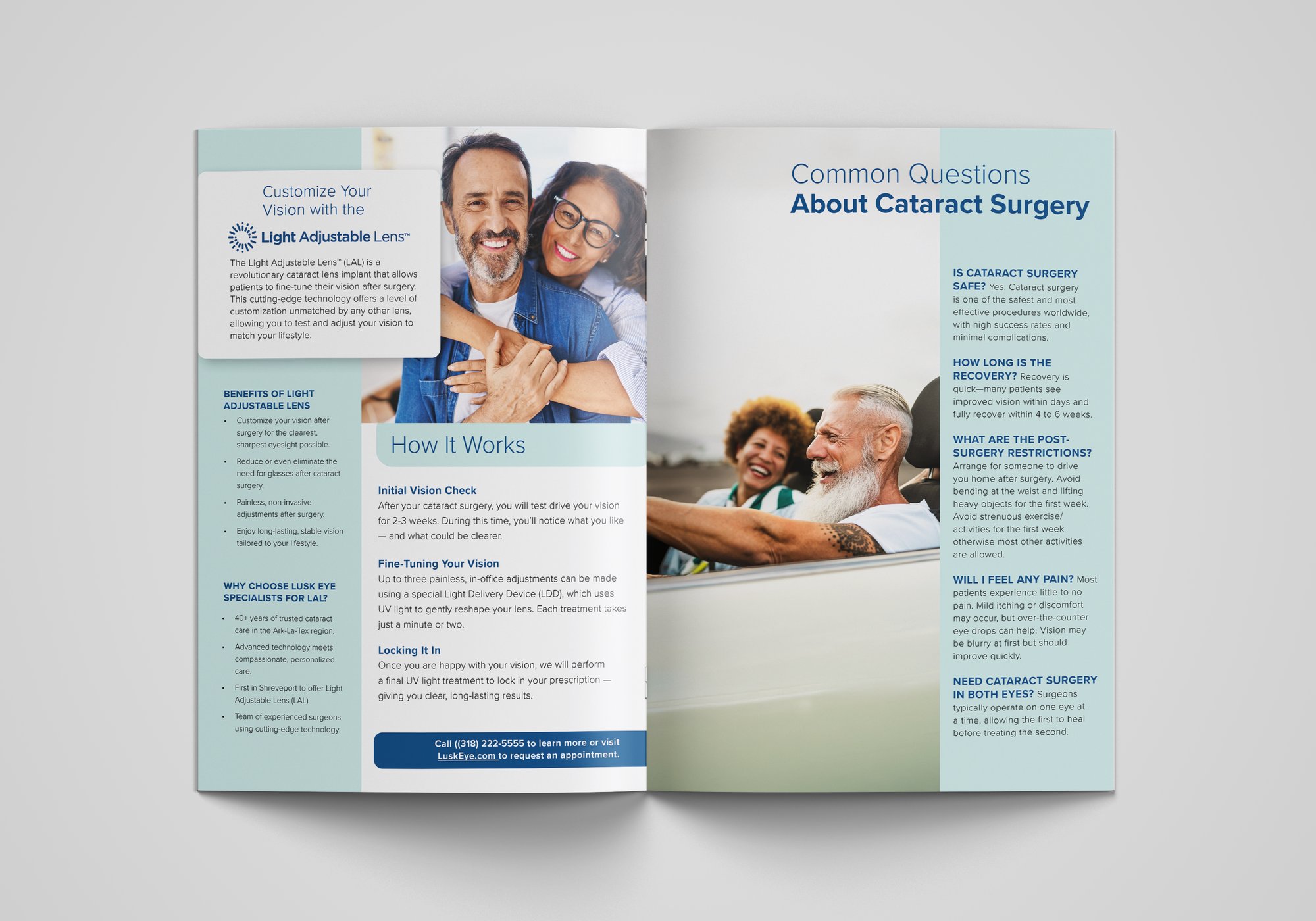 EVO ICL Patient Guide — full spread